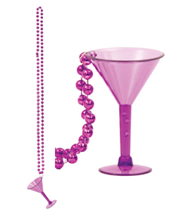 Purple Hanging Martini Glass[EL-8629-02]