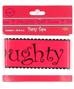 Bachelorette Fun Naughty Girl Zone Party Tape[EL-8630-03]