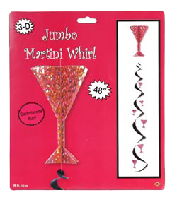 Jumbo Martini Whirl Decorations[EL-8630-08]