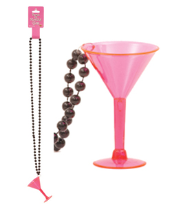 Pink Hanging Martini Glass[EL-8630-28]