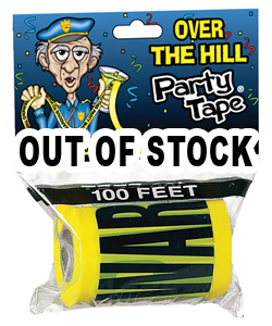 Warning This Party May Be Hazardous Party Tape[EL-8639-06]