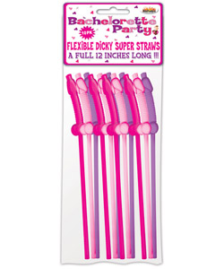 Bachelorette Party Flexy Super Straws[EL-HP2501]