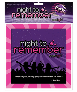 Night to Remember Napkins[EL-SG108-01]