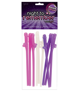 Night To Remember Risque Straws[EL-SG109-21]