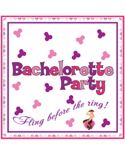 Bachelorette Party Napkins Trivia Game[HP2509]