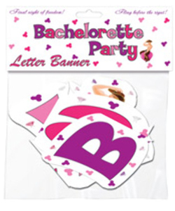 Bachelorette Party Letter Banner[HP2513]