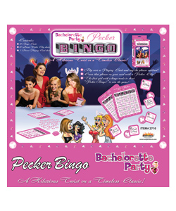 Bachelorette Party Pecker Bingo Game[HP2710]