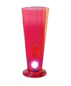 Light Up Peter Party Beer Glass Red[HTP2188]