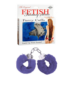 Blue Furry Handcuffs[PD3804-14]