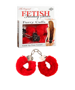 Red Furry Handcuffs[PD3804-15]