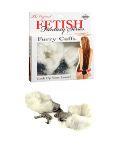 White Furry Handcuffs[PD3804-19]