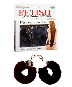 Black Furry Handcuffs[PD3804-23]