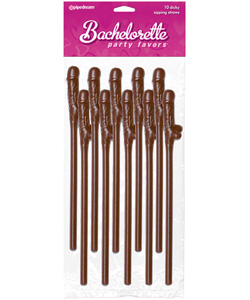 Chocolate Dicky Sipping Straws[PD6203-04]