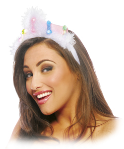 Bachelorette Light Up Pecker Tiara[PD6564-00]