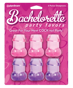 Bachelorette Party Pecker Shot Glass Set[PD7933-00]
