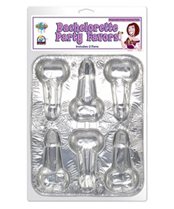 Bachelorette Party Disposable Pecker Cup Cake Pans[PD8414-02]