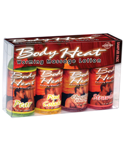 Body Heat Warming Massage Lotion Sampler Pack[PD9735-04]