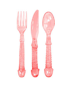 Red Penis Party Utensils[SE2490-25]