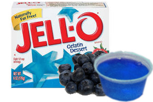 Try Berry Blue Jello