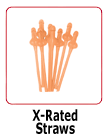 X-Rated Pecker and Boob Party Straws!