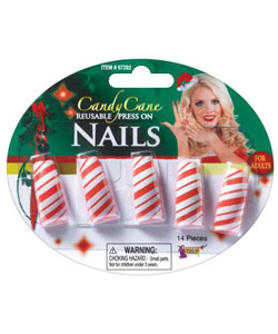 Candy Cane Nails [EL-1700-04]