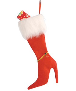 High Heel Stocking Red [EL-1700-31]