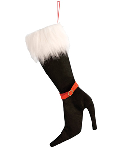 High Heel Stocking Black [EL-1700-32]