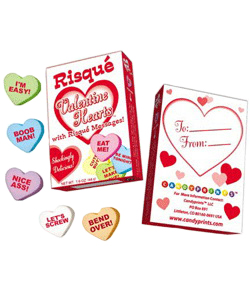 Risque Valentine Candy Hearts  [EL-3170-02BU]