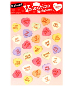 X-Rated Valentine Stickers  [EL-3170-80]