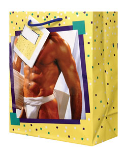 Sexy Mans Chest Gift Bag  [EL-5990-03]