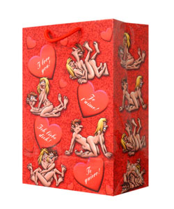 I Love You Sex Positions Gift Bag   [EL-5990-915]