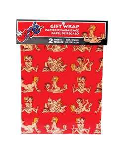 Sex Positions Wrapping Paper [EL-5998-14]
