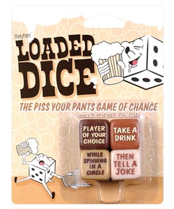Loaded Dice Drinking Game[EL-6142-01]