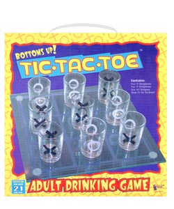 Bottoms Up Tic-Tac-Toe Game[EL-6208]