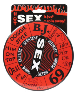 Sex Single Spinner Game Button[EL-6261]