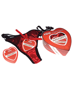 I.O.U. Kinky Heart Panty Red [EL-5992-78]