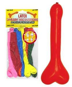 20 Inch Penis Balloons  [EL-6566]