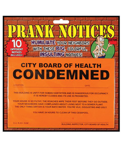 Prank Notices [EL-7468]