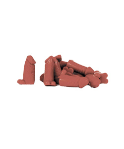Brown Penis Pencil Tops   [EL-7475]