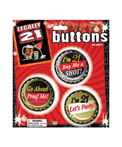 Legally 21 Buttons[EL-7853-01]