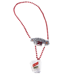 Legally 21 Shot Glass Necklace[EL-7853-04]