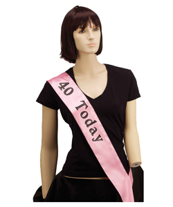 40 Today Sash Pink[EL-7856-09]