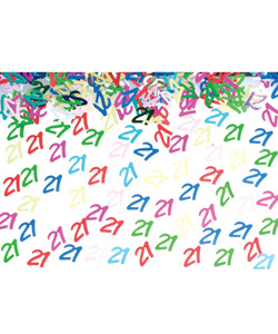 Confetti Number 21[EL-7856-19]