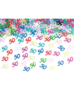 Confetti Number 50[EL-7856-22]