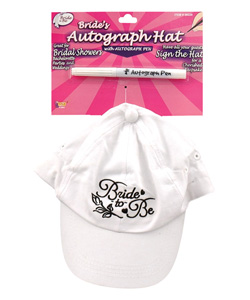 Bride To Be Autograph Hat [EL-7858-04]