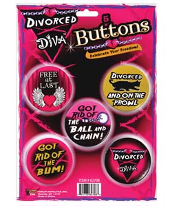Divorced Diva Buttons [EL-7859-04]