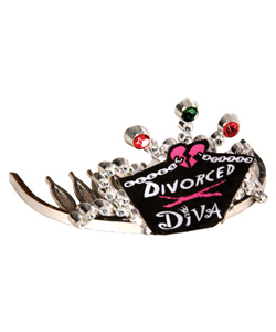 Divorced Diva Mini Comb Tiara [EL-7859-15]