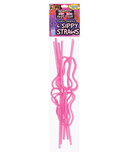 Bachelorette Penis Sippy Straws [EL-7860-47]