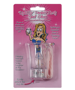 Hanging Pecker Light Up Shot Glass [EL-8011]