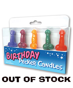 Birthday Pecker Candles [EL-8589]